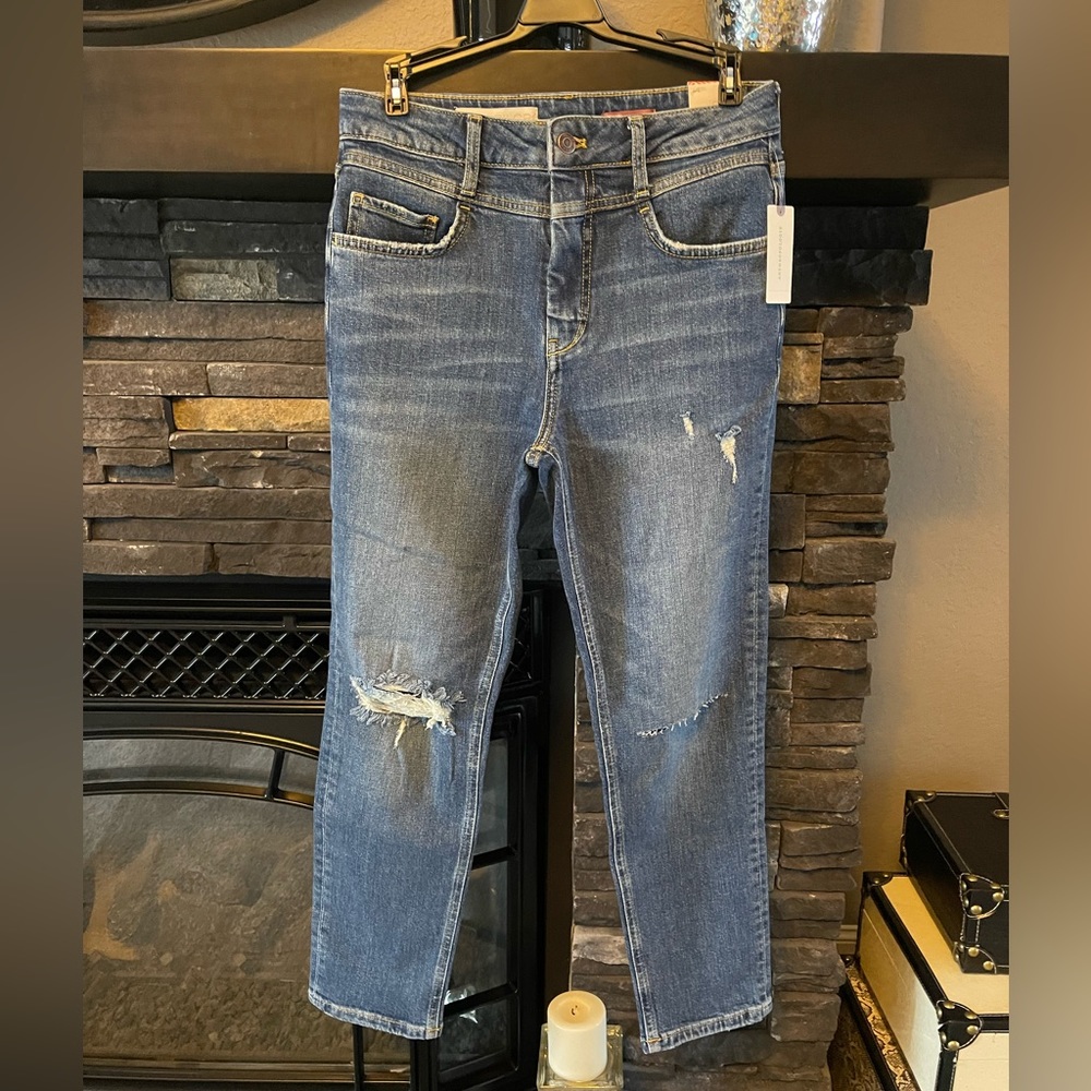 Womens Pilcro for Anthropologie Jeans Size 28 High Rise Slim BNWT Retails $128
